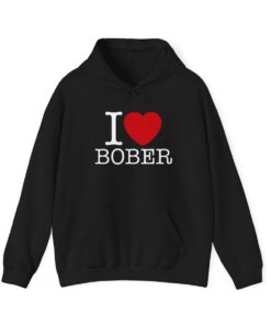 I love bober hoodie black