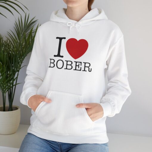 I love bober hoodie model