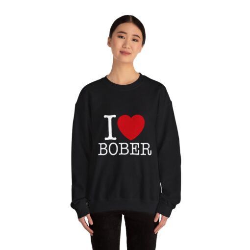 I love bober sweatshirt model black