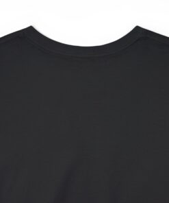 black t-shirt collar back