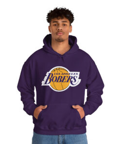 bober hoodie lakers purple color