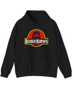 bober kurwa hoodie black jurassic