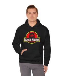 bober kurwa hoodie black jurassic model
