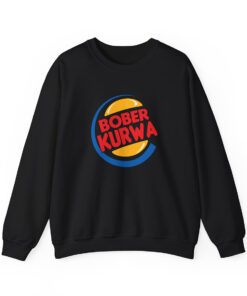 bober kurwa sweatshirt burger king classic black