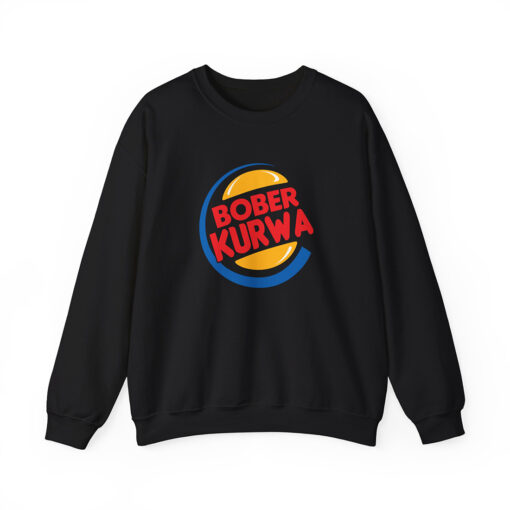 bober kurwa sweatshirt burger king classic black