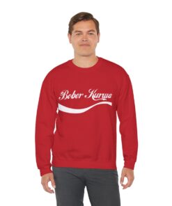 bober kurwa sweatshirt cola red model