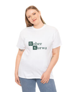bober kurwa t-shirt white breaking bobr model