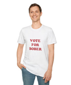 vote for bober t-shirt white color