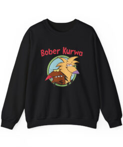 Bober Kurwa Sweatshirt Angry Beavers Black