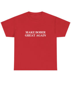bober t-shirt red color