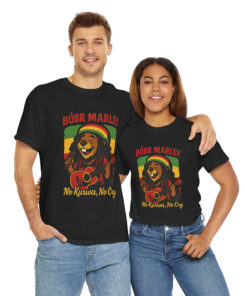 bobr marley t-shirt black with models